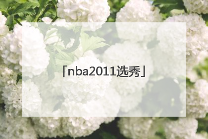 「nba2011选秀」nba2011选秀代表球员